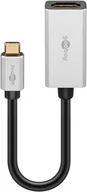 Karty graficzne - Goobay 60194 zewnętrzna karta graficzna usb Czarny, Srebrny - miniaturka - grafika 1