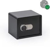 Sejfy i kasy pancerne - Sejf meblowy z czytnikiem linii papilarnych, 300 x 380 x 300 mm, 26 L - miniaturka - grafika 1
