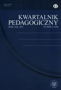 Wydawnictwo Uniwersytetu Warszawskiego Kwartalnik Pedagogiczny 2017/4 - Czasopisma - miniaturka - grafika 1