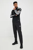 Spodnie męskie - adidas Performance spodnie treningowe Entrada 22 męskie kolor czarny gładkie - miniaturka - grafika 1