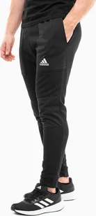 Adidas Spodnie męskie adidas Essentials BrandLove French Terry czarne HK0384 M - Spodnie sportowe męskie - miniaturka - grafika 1