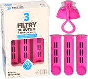 Wkłady filtrujące - Filtr Do Butelki Dafi Różowy Flamingowy 3 Szt + Nakrętka - miniaturka - grafika 1