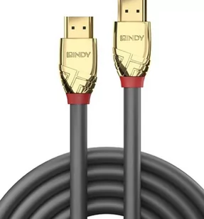 Lindy Kabel HDMI HIGHSPEED 4K 37864 Gold - 5m 37864 - Kable - miniaturka - grafika 2