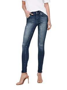 ONLY Dżinsy damskie, niebieski (Dark Blue Denim), 26W / 32L - Spodnie damskie - miniaturka - grafika 1