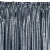 Zasłony - Eurofirany Zasłona Ambi welwet na taśmie 140x270 Granatowa ex-zas-ambi-gn+sr-140x270-t - miniaturka - grafika 1