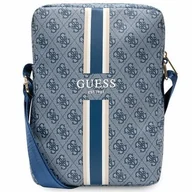 Torby na laptopy - Guess Torba GUTB10P4RPSB 10" niebieski/blue 4G Stripes Tablet Bag - miniaturka - grafika 1