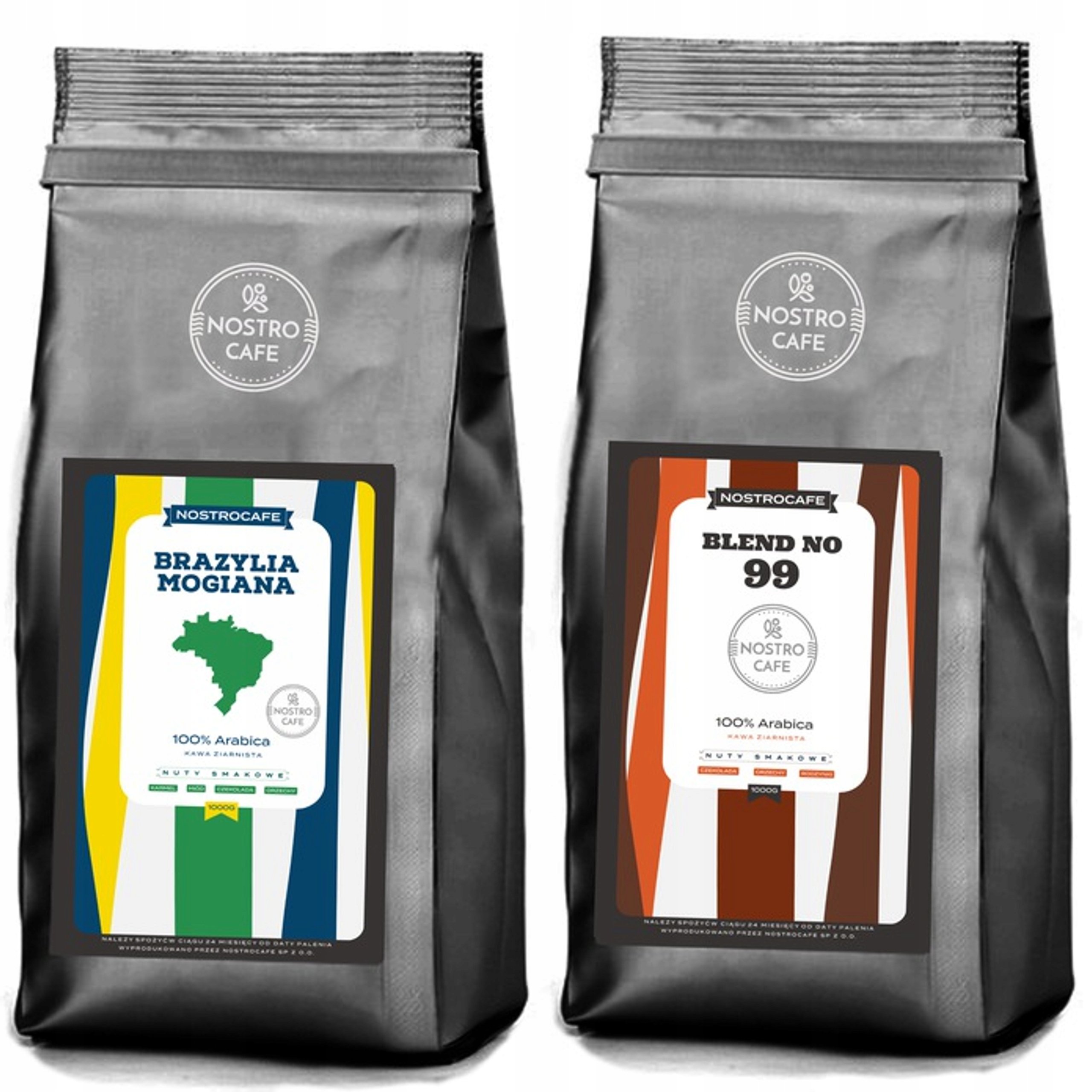 Kawa Ziarnista 2KG Brazylia Mogiana Blend 99