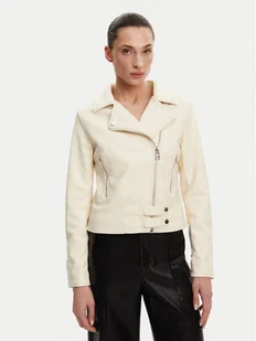 Rinascimento Kurtka z imitacji skóry CFC0119619003 Écru Regular Fit - Kurtki damskie - miniaturka - grafika 1