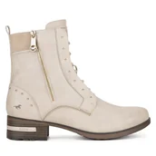 Botki damskie - Trzewiki Mustang 1229-522 BIG Biały - miniaturka - grafika 1