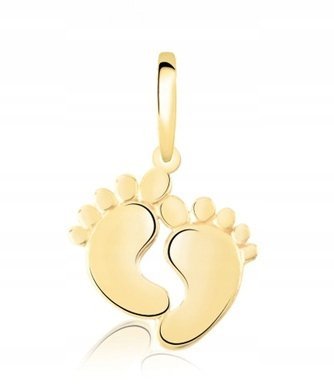 ZAWIESZKA ZŁOTE STÓPKI STOPY DLA MAMY GRAWER 585