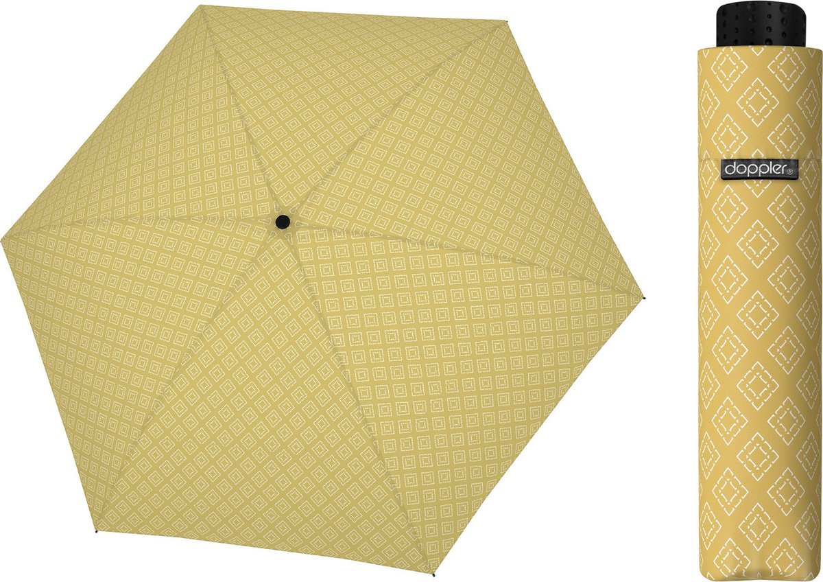 Parasol manualny Doppler Fiber Havanna Calm Yellow