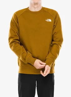 Bluza bez kaptura The North Face Raglan Redbox Crew - moss green - Bluzy sportowe męskie - miniaturka - grafika 1
