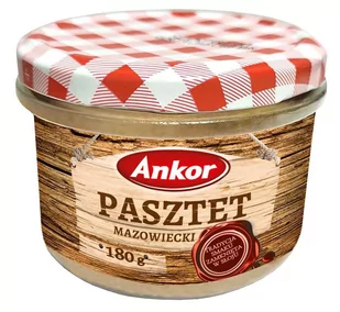 Ankor Pasztet mazowiecki 180 g - Pasztet i przetwory mięsne - miniaturka - grafika 1