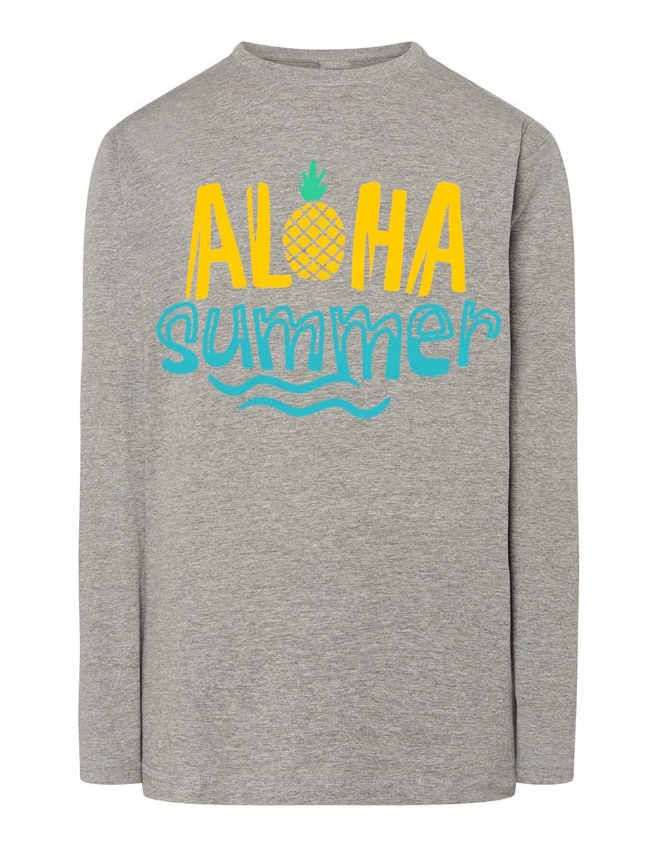 Longsleeve męski nadruk ALOHA SUMMER r.3XL