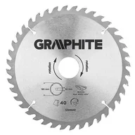 Akcesoria do elektronarzędzi - GRAPHITE Tarcza do pilarki, widiowa, 185 x 30 mm, 40 zębów - miniaturka - grafika 1