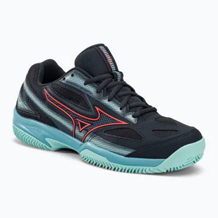 Buty do tenisa Mizuno Break Shot 4 CC niebieskie 61GC232512 - Buty sportowe męskie - miniaturka - grafika 1
