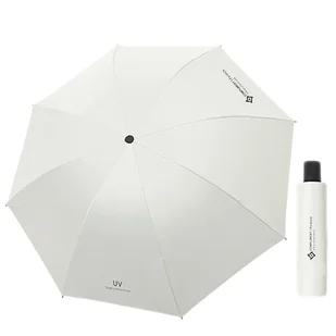Automatyczny składany parasol parasolka białа - Parasole - miniaturka - grafika 1