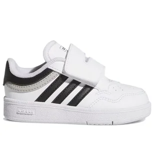Buty dziecięce adidas Hoops 4.0 JI3486 - białe - Buty dla dziewczynek - miniaturka - grafika 1