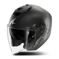 Kaski motocyklowe - Kask Otwarty Shark Jet Carbon Speed-Tech Antracyt/CzarnyS - miniaturka - grafika 1