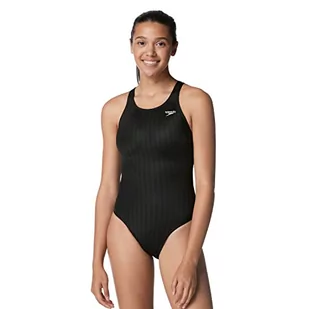 Speedo Damski kostium kąpielowy Race Lycra Blend Aquablade Recordbreaker, czarny, 34 - Stroje kąpielowe - miniaturka - grafika 1