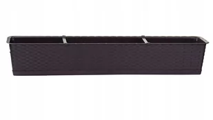 Prosperplast RATOLLA CASE P Doniczka 78,3x17,3x15cm umbra ISR800P - Donice - miniaturka - grafika 1