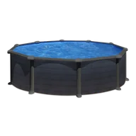 Baseny ogrodowe - GRE Basen stelażowy 450x122 cm szary Dreampool Kea - miniaturka - grafika 1