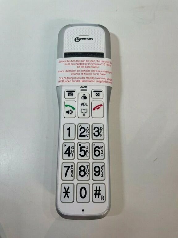 Geemarc AMPLIDECT COMBI 595 Telefon stacjonarny bezprzewodowy +AMPLIDECT 595 AD
