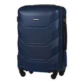 Walizki - Walizka Średnia Twarda z ABS-u Granatowy - miniaturka - grafika 1