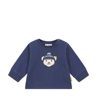 Bluzy dla dziewczynek - Steiff Bluza dziecięca chłopięca jednokolorowa, Crown Blue, 92 - miniaturka - grafika 1