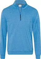 Bluzy męskie - BRAX Męska bluza Sion, Niebieski (Heaven 27), XXL - miniaturka - grafika 1