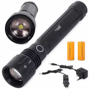Latarka Taktyczna Bailong Mocna Zoom Cree Xhp50 - Latarki - miniaturka - grafika 1