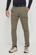 Spodnie sportowe męskie - Columbia spodnie outdoorowe Maxtrail Lite kolor zielony - miniaturka - grafika 1