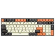 Klawiatury - Royal Kludge RK100 RGB Brown switch (czarno-pomarańczowa) - miniaturka - grafika 1