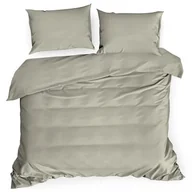 Pościel - Eurofirany Pościel ciemnobeżowa z satyny bawełnianej Nova3 160x200 ef-psc-nova3beż1-160 - miniaturka - grafika 1