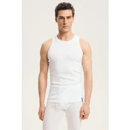 Podkoszulek męski bawełniany biały klasyczny 1480 Henderson - Piżamy męskie - miniaturka - grafika 1