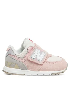 New Balance Sneakersy NW574BKM Różowy - Buty dla dziewczynek - miniaturka - grafika 1