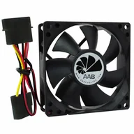 Chłodzenie procesora - AABCOOLING FAN 8 WENTYLATOR KOMPUTEROWY WIATRAK MOLEX DO OBUDOWY PC 8cm 80x80mm - miniaturka - grafika 1