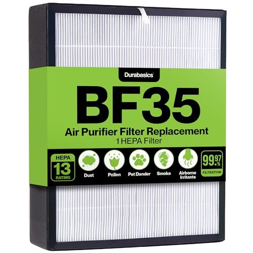 Durabasics Filtr HEPA do oczyszczacza powietrza Alen Classic, BF35 i Breathe Smart, filtr BF35 VOC, kompatybilny z Alen BreatheSmart Classic Air Cleaner - zamiennik do
