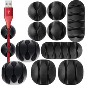 Kable - Samoprzylepny Organizer Uchwyt Do Kabli Przewodów - miniaturka - grafika 1