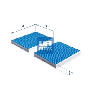 Filtr, wentylacja przestrzeni pasażerskiej UFI Filtry 34.394.00 - Filtry kabinowe - miniaturka - grafika 1