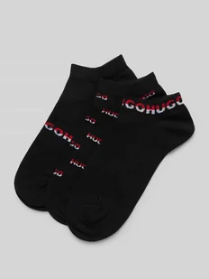 Krótkie skarpety z detalem z logo w zestawie 3 szt. - Skarpetki męskie - miniaturka - grafika 1