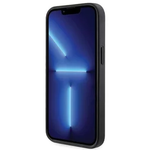 Etui Guess GUHCP14SP4TDSCPK na iPhone 14 - czarne Crossbody 4G Metal Logo - Etui i futerały do telefonów - miniaturka - grafika 1