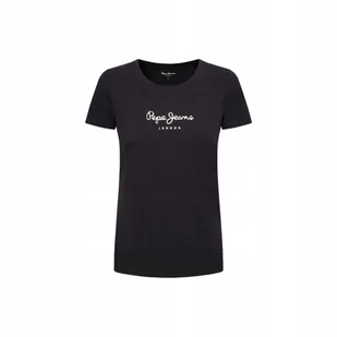 PEPE JEANS KOSZULKA DAMSKA T-SHIRT CZARNA r. S - Koszulki i topy damskie - miniaturka - grafika 1