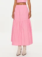 Spódnice - Vero Moda Spódnica trapezowa Charlotte 10303657 Różowy Regular Fit - miniaturka - grafika 1