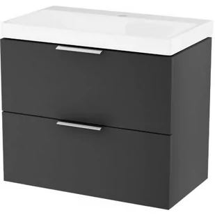 Excellent Blanko szafka 65 cm podumywalkowa wisząca czarny mat MLEX.6301.640.BL - Szafki łazienkowe - miniaturka - grafika 1