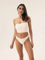 Majtki damskie - Brazyliany Bobby Esotiq kremowy XL - miniaturka - grafika 1