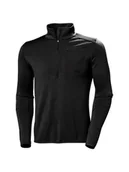 Bluzy męskie - Bluza męska Helly Hansen Lifa Merino Midlayer 1/2 Zip czarna M - miniaturka - grafika 1