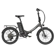 Rowery elektryczne - Składany rower elektryczny Fafrees F20 Lasting, silnik 250W, bateria 36V 18,2Ah, opony 20*1,95 cali - Czarny - miniaturka - grafika 1