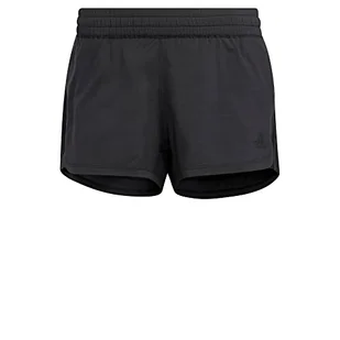 adidas Szorty damskie (1/4) Hthr WVN Pacer, czarny/czarny, L - Spodenki damskie - miniaturka - grafika 1