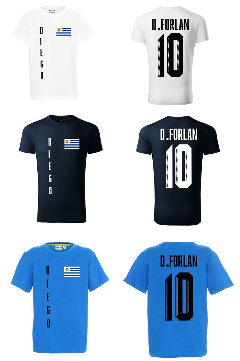 Koszulka URUGWAJ Diego FORLAN 10